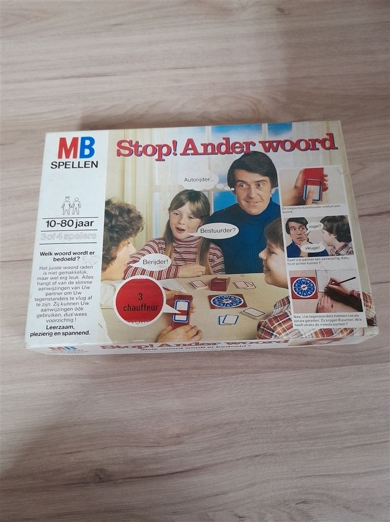 Stop ander woord - s3823, Hobby en Vrije tijd, Gezelschapsspellen | Bordspellen, Verzenden, Zo goed als nieuw