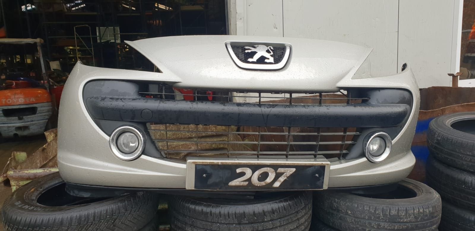 PEUGEOT 207 VOORBUMPER BJ 2008, Gebruikt, -, Voor, -