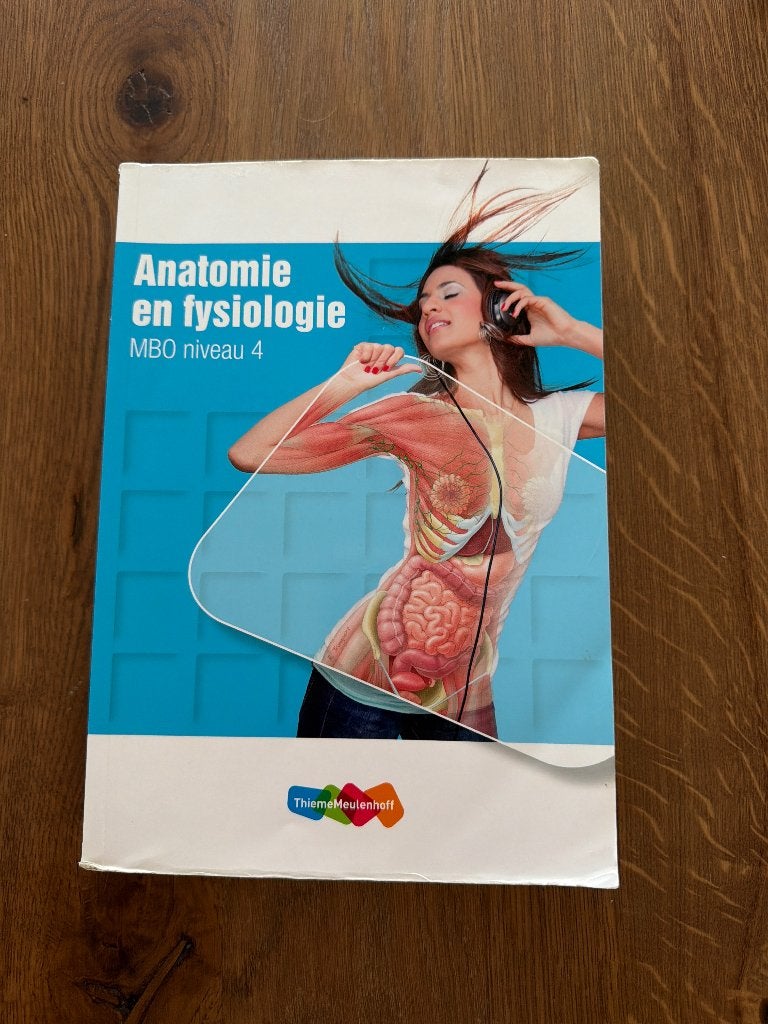Anatomie en fysiologie mbo niveau 4, Boeken, Gelezen, ThiemeMeulenhoff, Ophalen of Verzenden, MBO