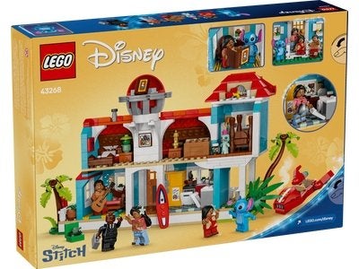 lego  Lilo en Stitch strandhuis (43268), Kinderen en Baby's, Speelgoed | Duplo en Lego, Ophalen of Verzenden, Nieuw, Complete set