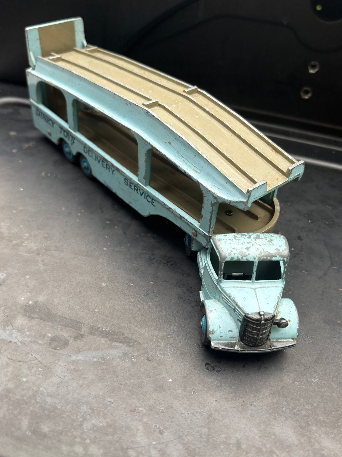 Vintage Dinky Toys 982 Bedford Pullmore Car, jaren '50., Verzamelen, Ophalen of Verzenden, Gebruikt
