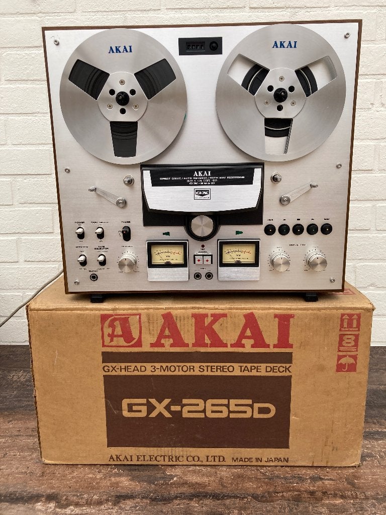Akai GX-265D Bandrecorder Nieuwstaat Bandopnemer Zeldzaam, Ophalen of Verzenden, Bandrecorder