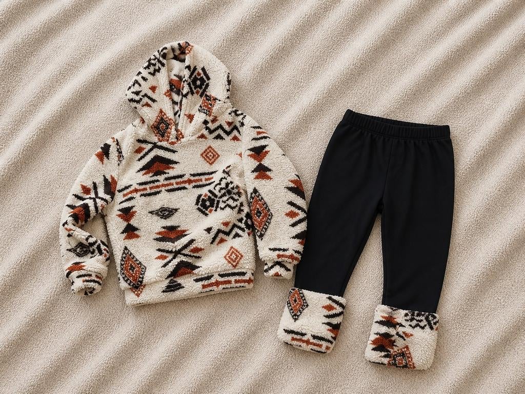 Warme Teddy huispak, maat 122., Verzenden, Gebruikt, Meisje