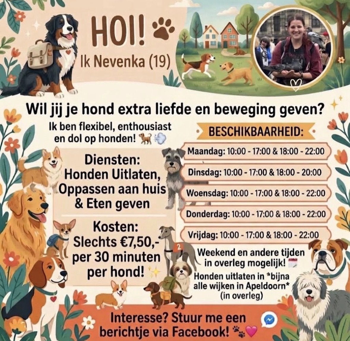 Honden uitlaat & oppas service  Apeldoorn, Ophalen
