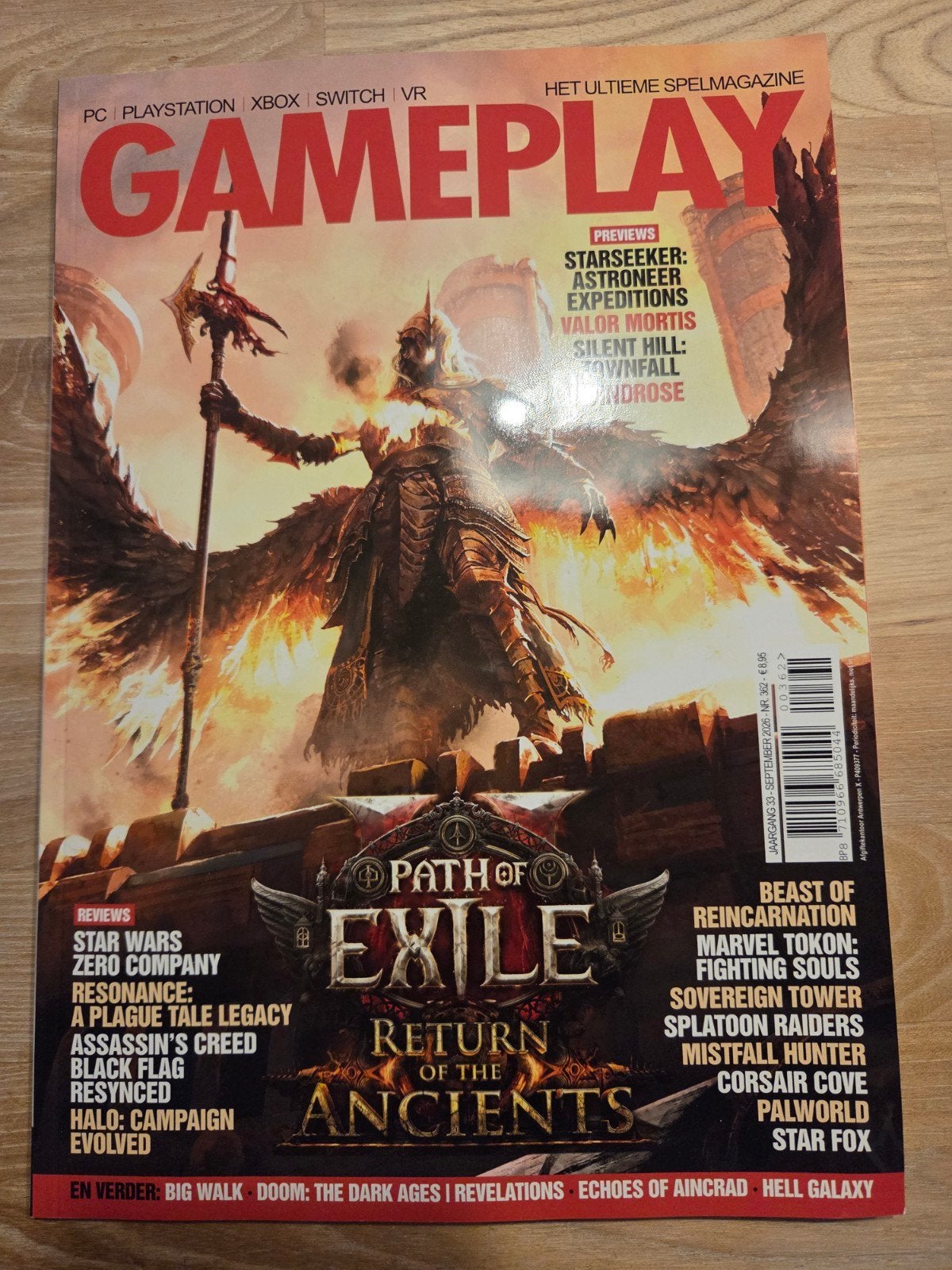 Gameplay Magazine Jaargang 33 - September 2006, Boeken, Ophalen, Gelezen, Overige typen