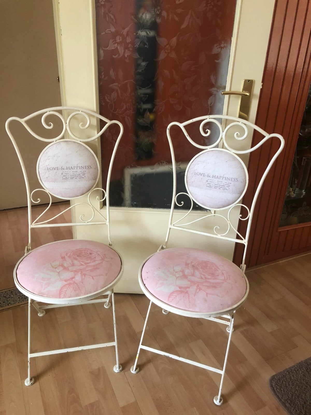 Leuke brocante stoelen voor in de serre, gebruikte staat sto, Ophalen