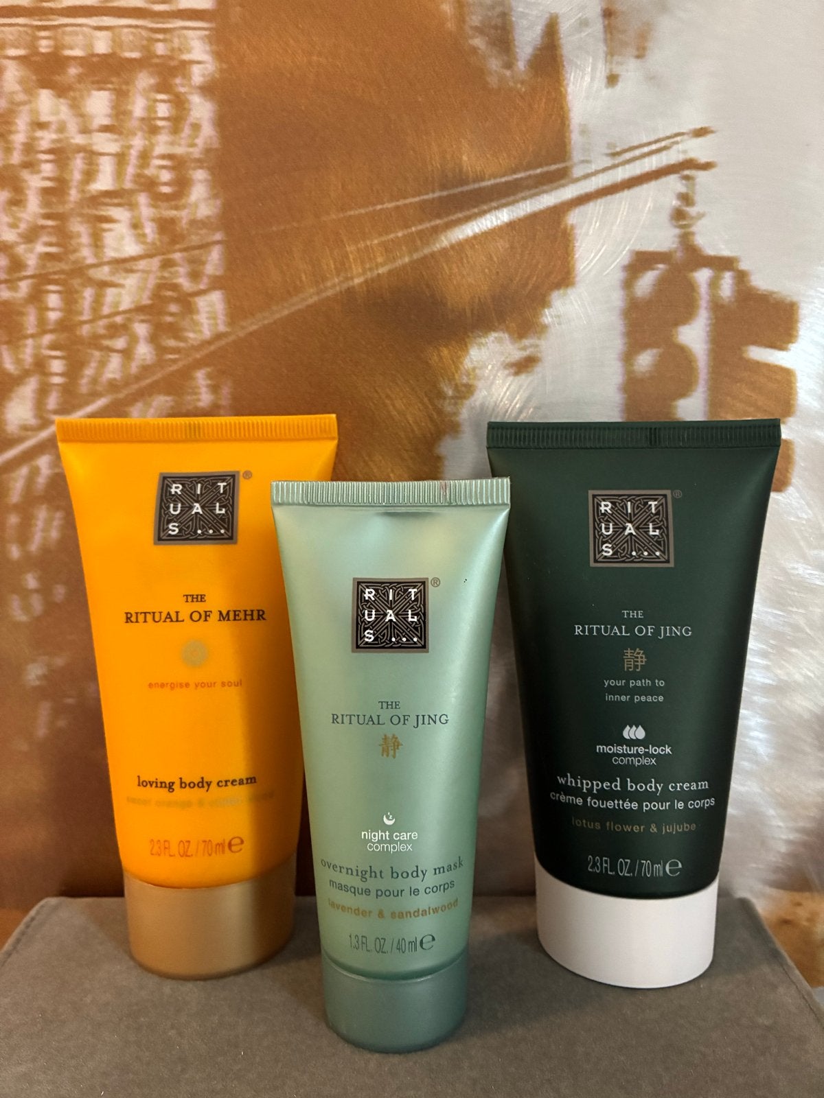 Rituals Mehr & Jing Collectie, body cremes en masker, Ophalen of Verzenden, Nieuw, Bodylotion, Crème of Olie