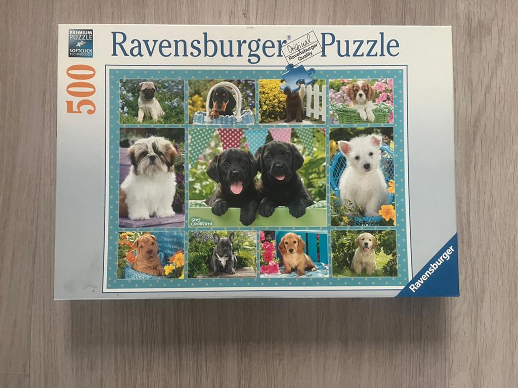 Ravensburger honden puzzel 500 stuks, Ophalen of Verzenden, 500 t/m 1500 stukjes, Zo goed als nieuw