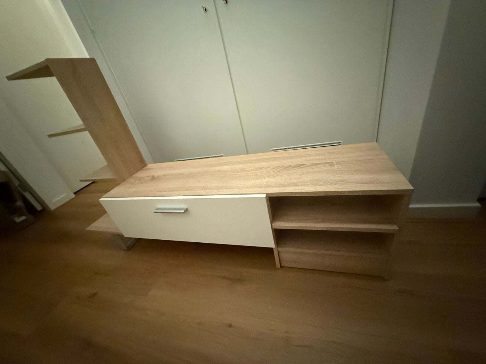 TV-meubel Yento met opbergruimte en planken, Ophalen, Gebruikt, 150 tot 200 cm, Minder dan 100 cm