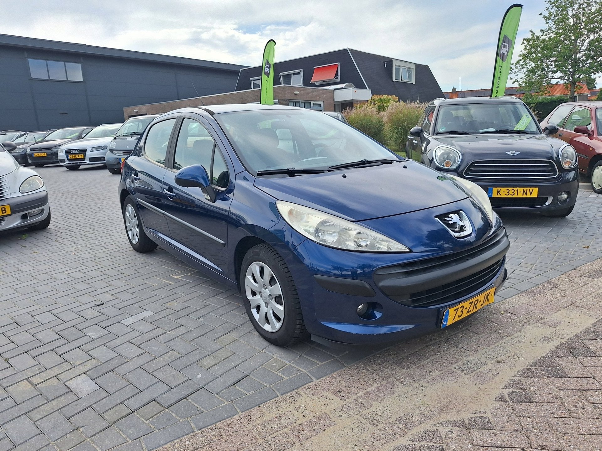 Peugeot 207 1.4-16V Color-line / Goede staat / APK augustus, Auto's, Voorwielaandrijving, 4 cilinders, Blauw, 49 €/maand