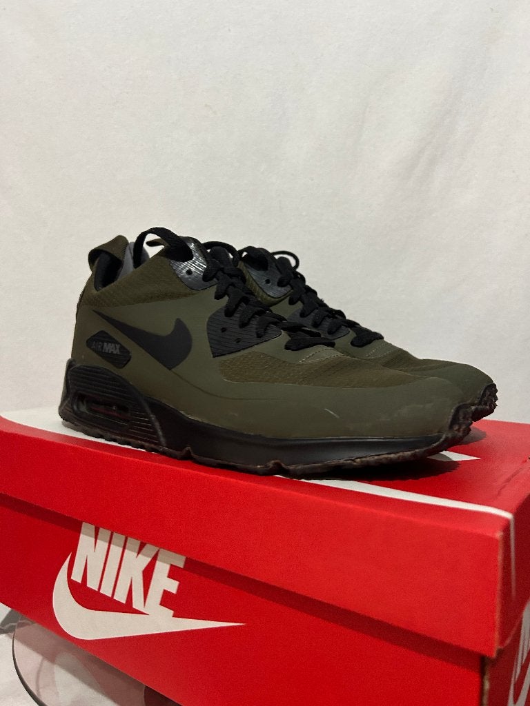 BIJAN NIEUW!Maat 44,5 - Nike Air Max 90 Winter Dark Loden, Overige kleuren, Verzenden, Nike, Nike