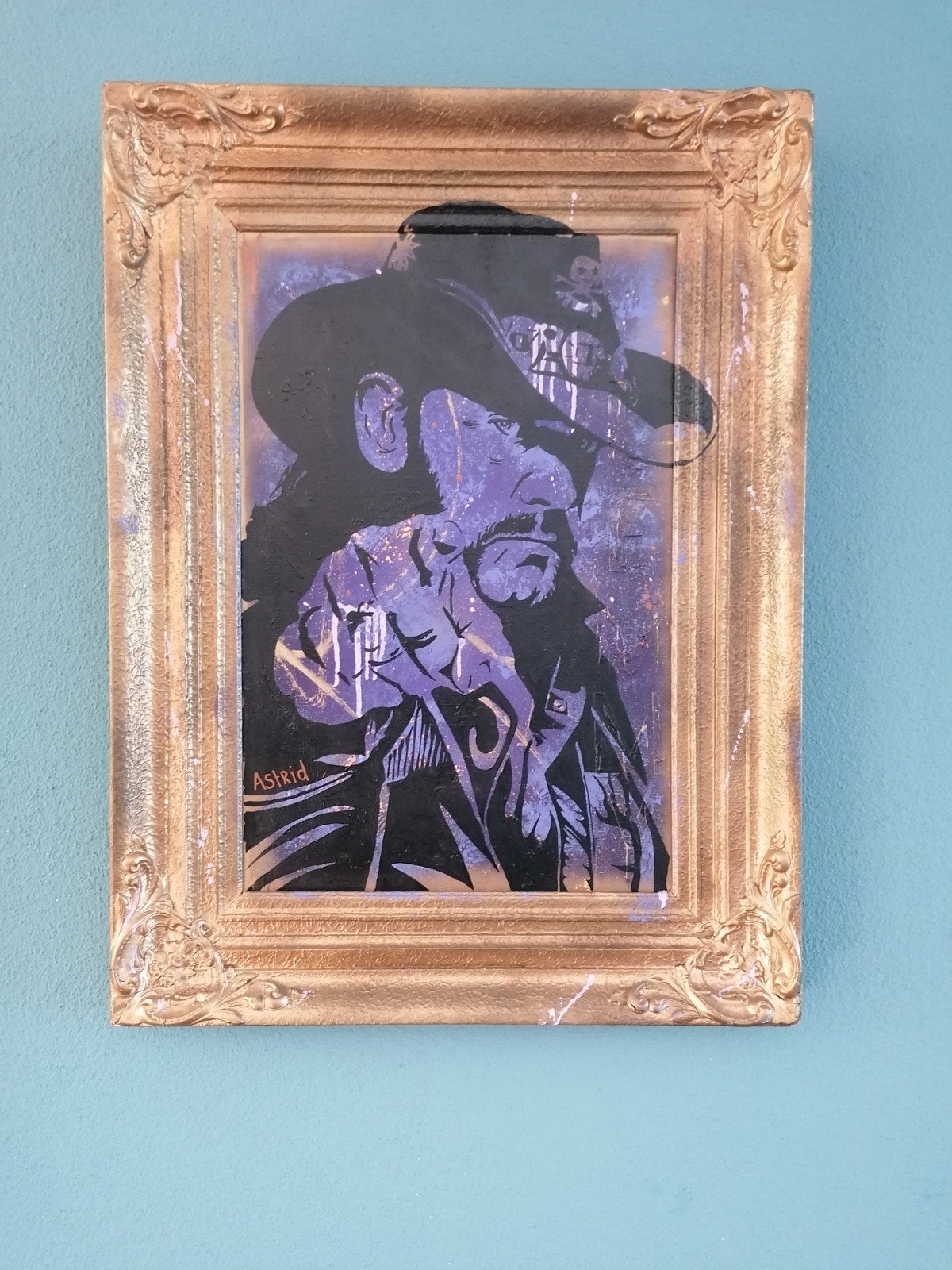 Schilderij Lemmy, Ophalen