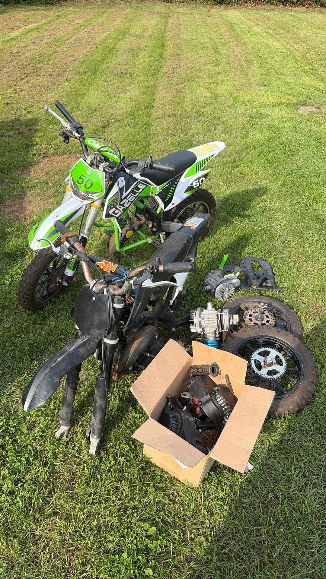 Minibike onderdelen, Ophalen, Gebruikt, 49 cc, Pitbike