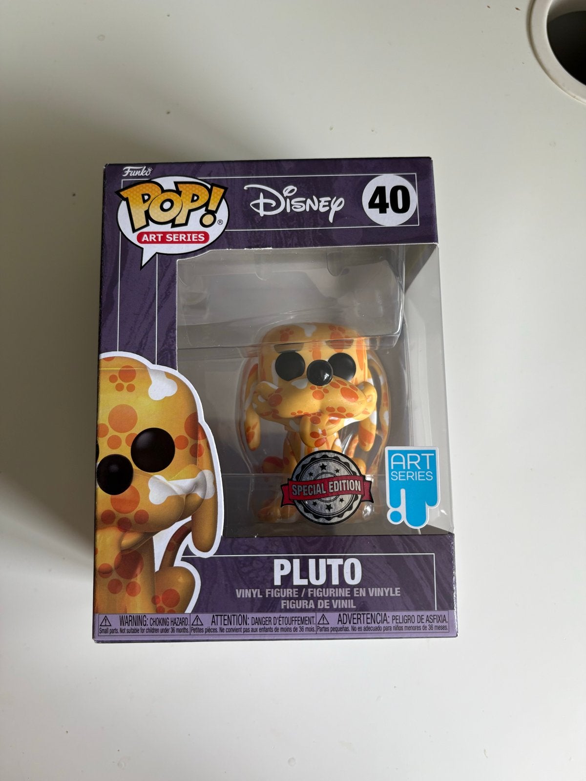 Funko Pop! Art Series Disney Pluto Special Edition, Verzamelen, Disney, Nieuw, Beeldje of Figuurtje, Goofy of Pluto, Ophalen of Verzenden