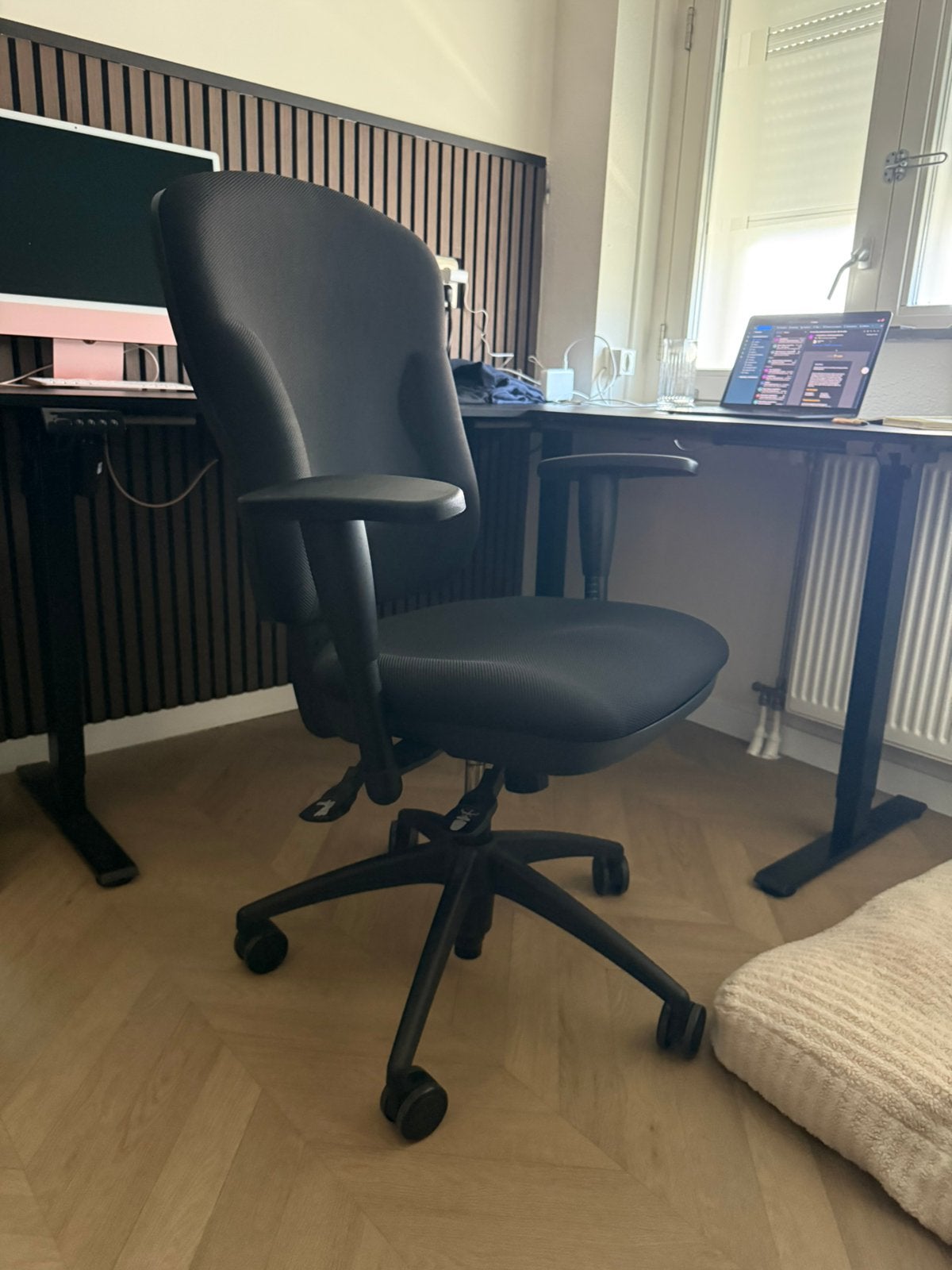 Topstar bureaustoel, Huis en Inrichting, Bureaustoelen, Ophalen, Zwart, Zo goed als nieuw, Bureaustoel