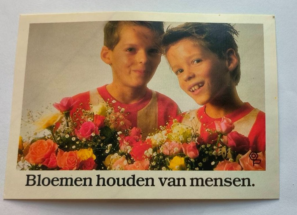 Sticker bloemen houden van mensen(3), Ophalen of Verzenden, Zo goed als nieuw, Dier en Natuur
