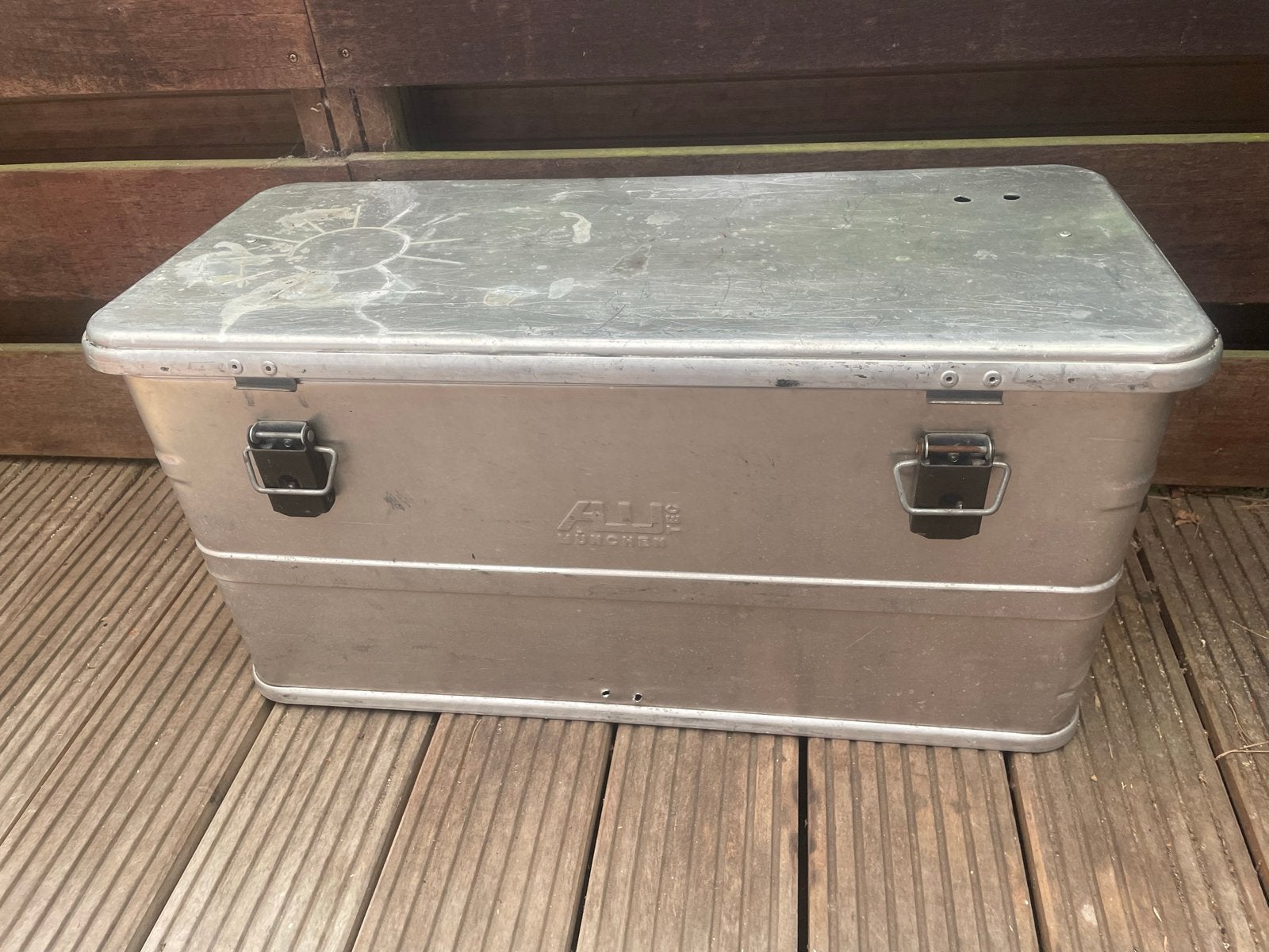 Alu Tec München Koffer - Robuuste Aluminium Opbergkist, Gebruikt, 50 tot 100 cm, Ophalen of Verzenden, Metaal