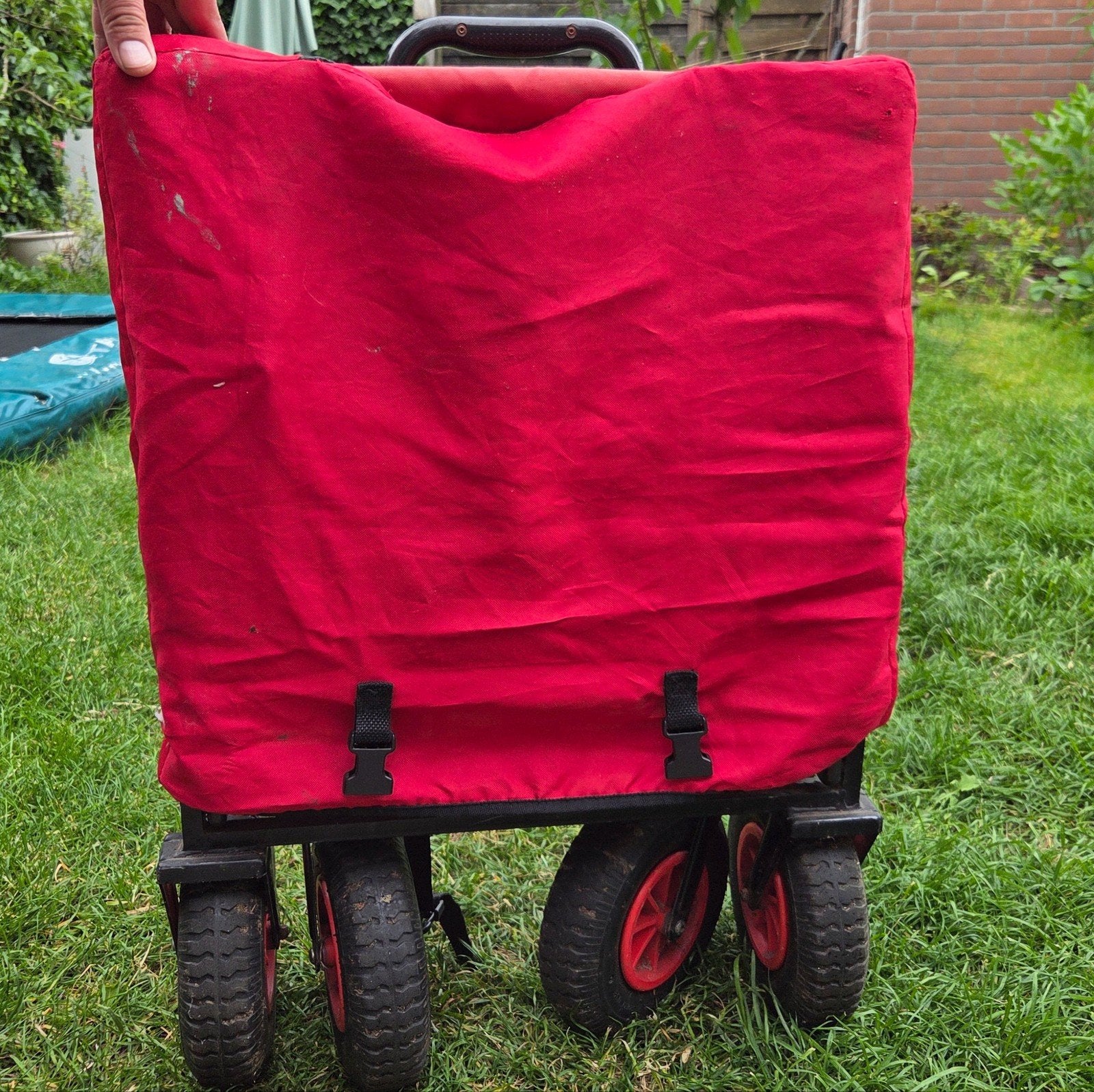 Bolderkar met inklapbaar frame - goed gebruikt, Ophalen, Opvouwbaar, Gebruikt