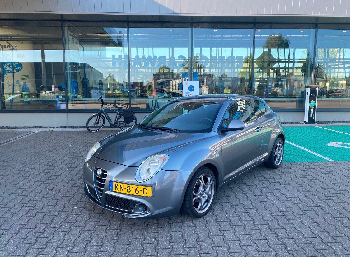 Alfa Romeo MiTo 1.4 16V 2009 Grijs, Voorwielaandrijving, 1055 kg, 49 €/maand, Handgeschakeld