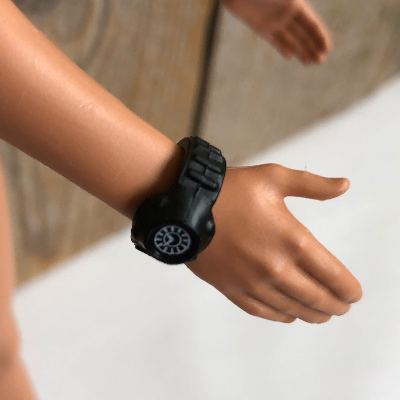 Zwarte horloge voor Ken, Ophalen of Verzenden