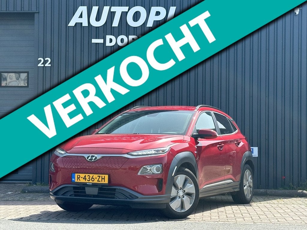 Hyundai Kona EV Fashion 64 kWh SOH 95.3 %|CAMERA, Auto's, Hyundai, Stof, Gebruikt, 174 min, Automatische klimaatregeling