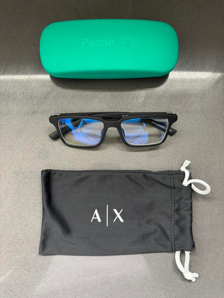 Armani bril, Sieraden, Tassen en Uiterlijk, Zonnebrillen en Brillen | Heren, Overige merken, Zwart, Nieuw, Ophalen of Verzenden
