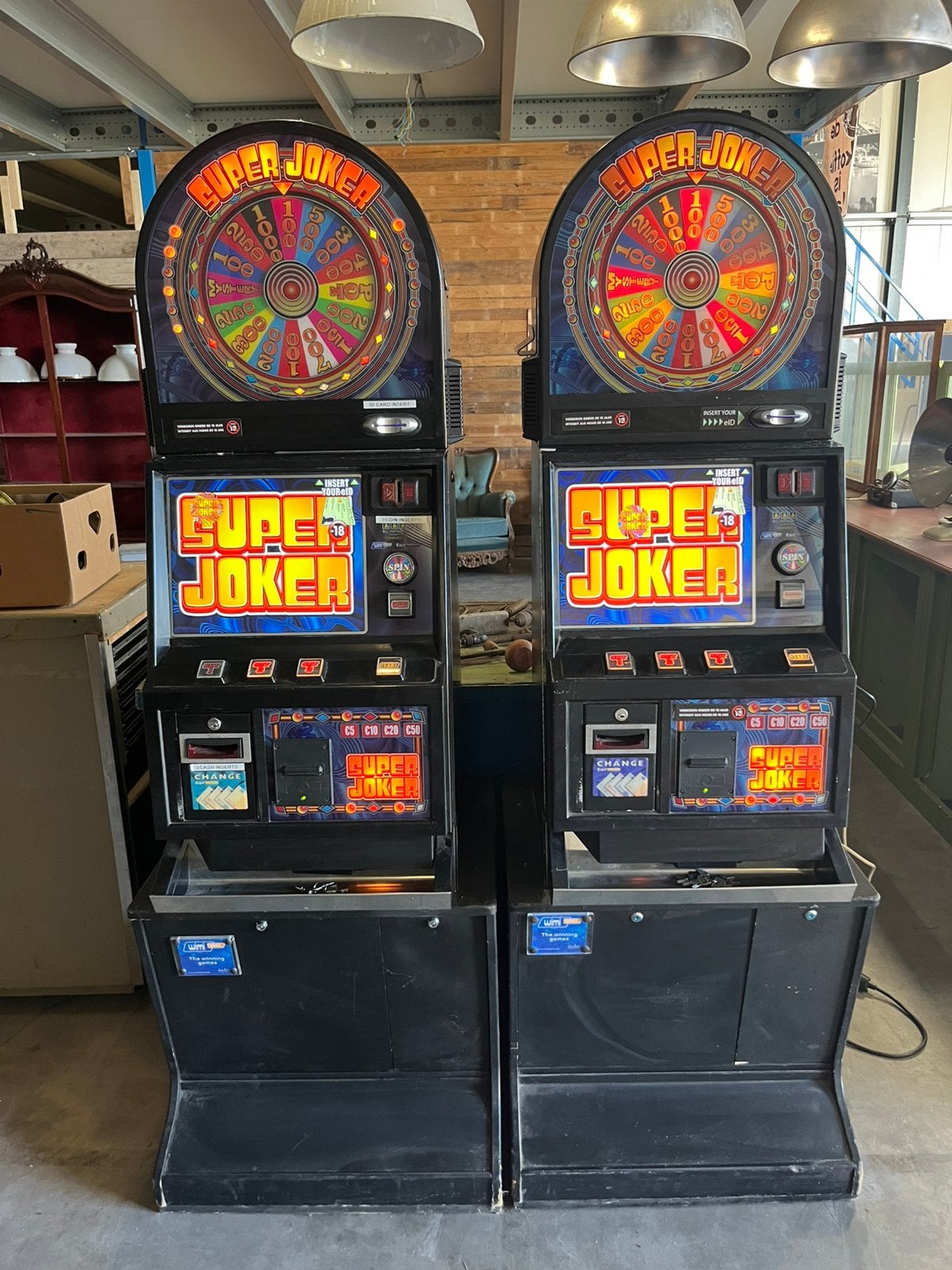 2 Super Joker gokkasten - werkend - €300 voor de 2, Gebruikt, X, Euro, Ophalen
