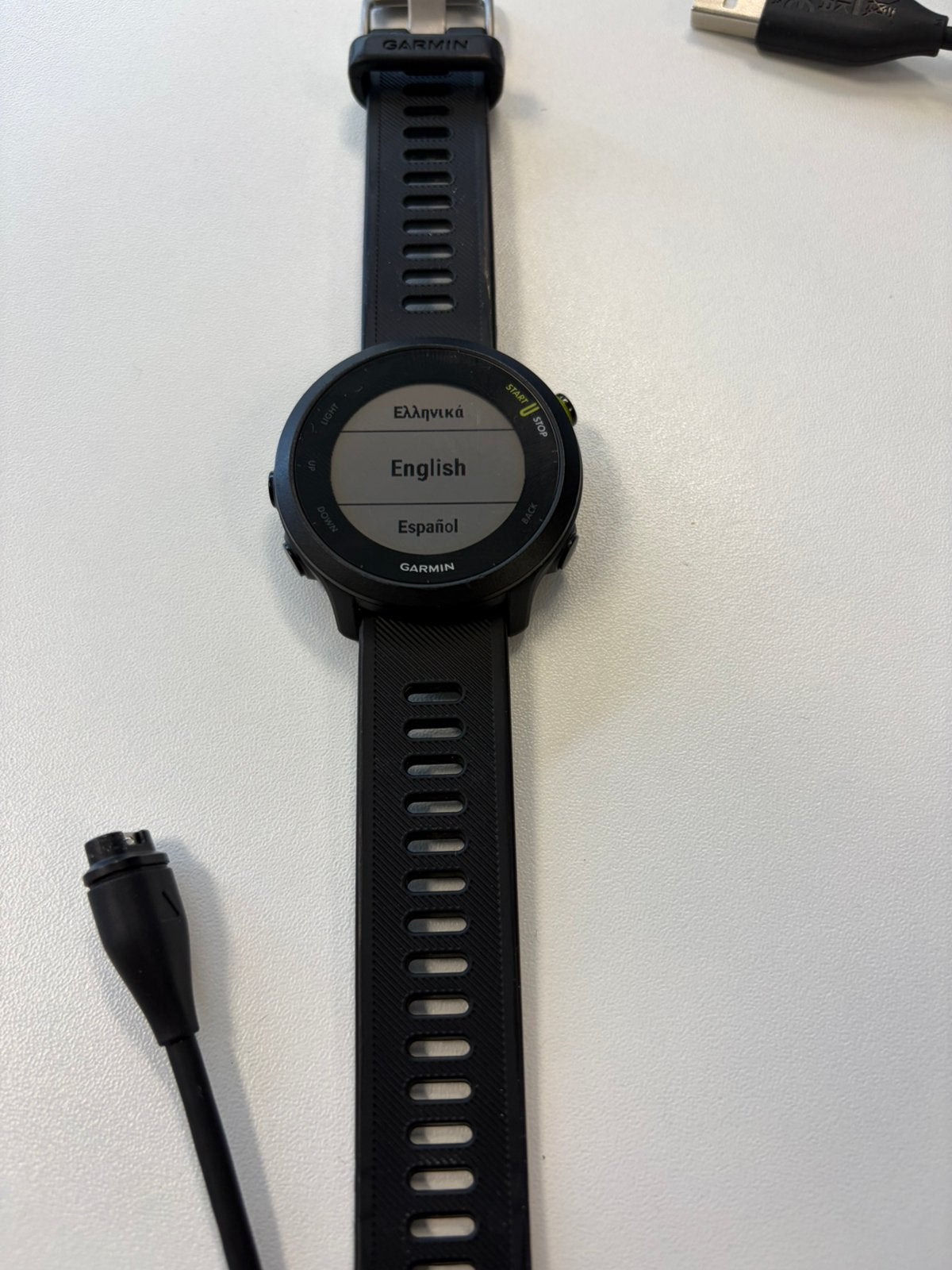 Garmin Forerunner 55, Sieraden, Tassen en Uiterlijk, Verzenden, Zo goed als nieuw, Zwart, Android
