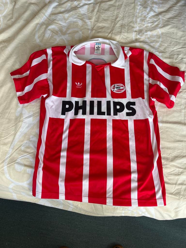 PSV Thuisshirt 1990 -1992 #9 Romário, Kleding | Heren, T-shirts, Gedragen, Maat 48/50 (M), Rood, Ophalen of Verzenden