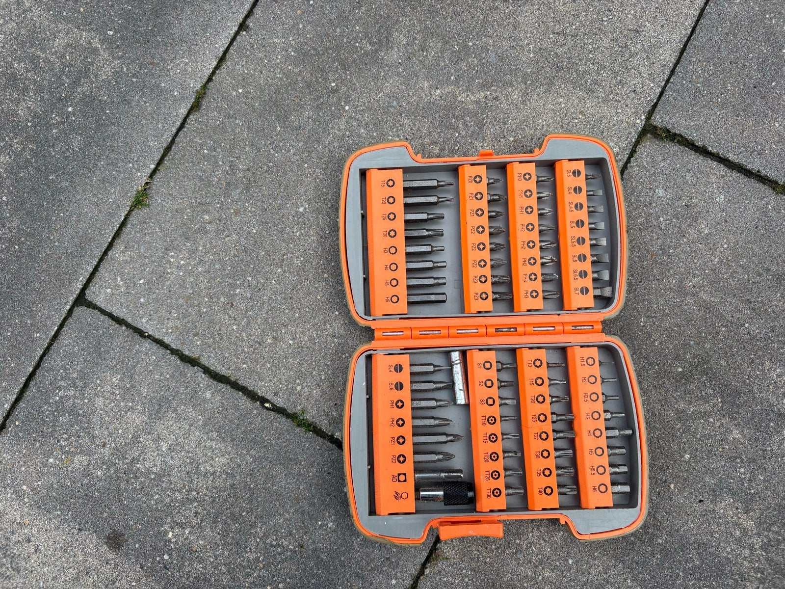 Werckmann Bitset - Uitgebreide set in handige koffer, Ophalen, Gebruikt, Bitset, Overige merken