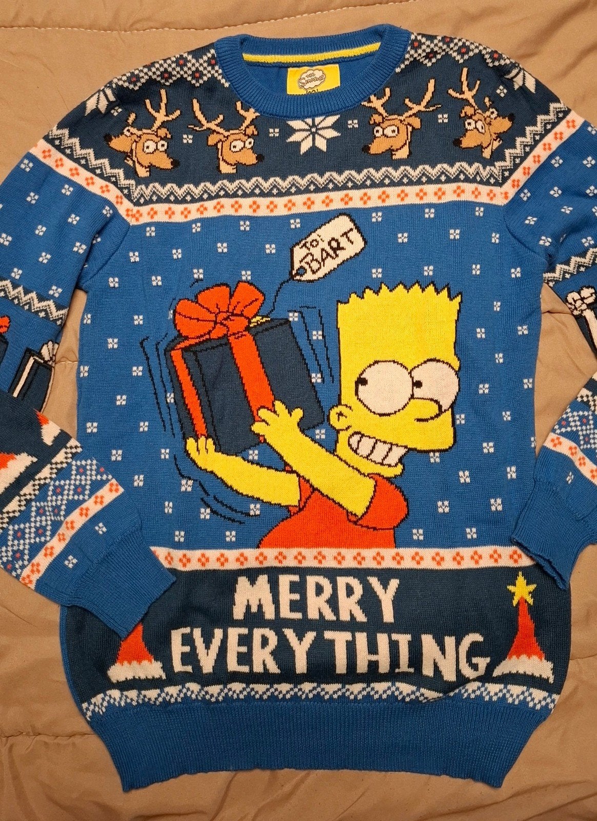 kersttrui  jongen Maat 140. foute kersttrui., Ophalen, Gebruikt, Trui of Vest, Jongen