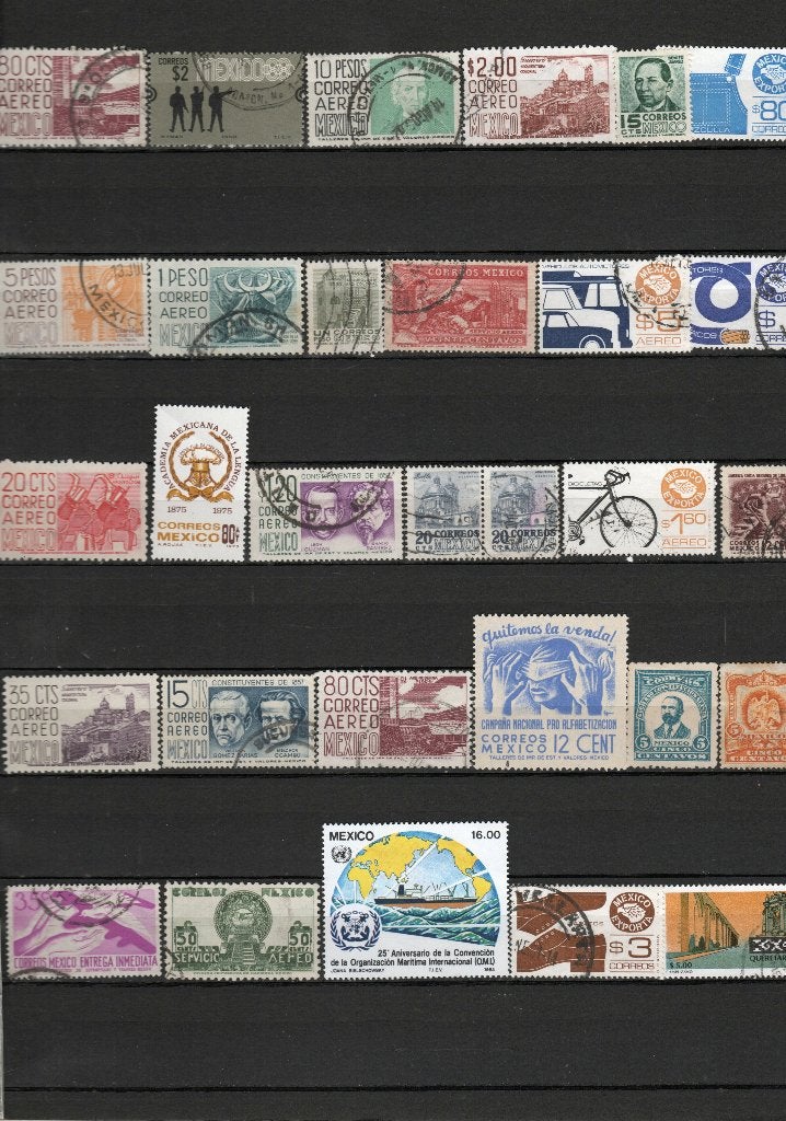 Mexico kavel 19, Verzenden, Gestempeld, Noord-Amerika