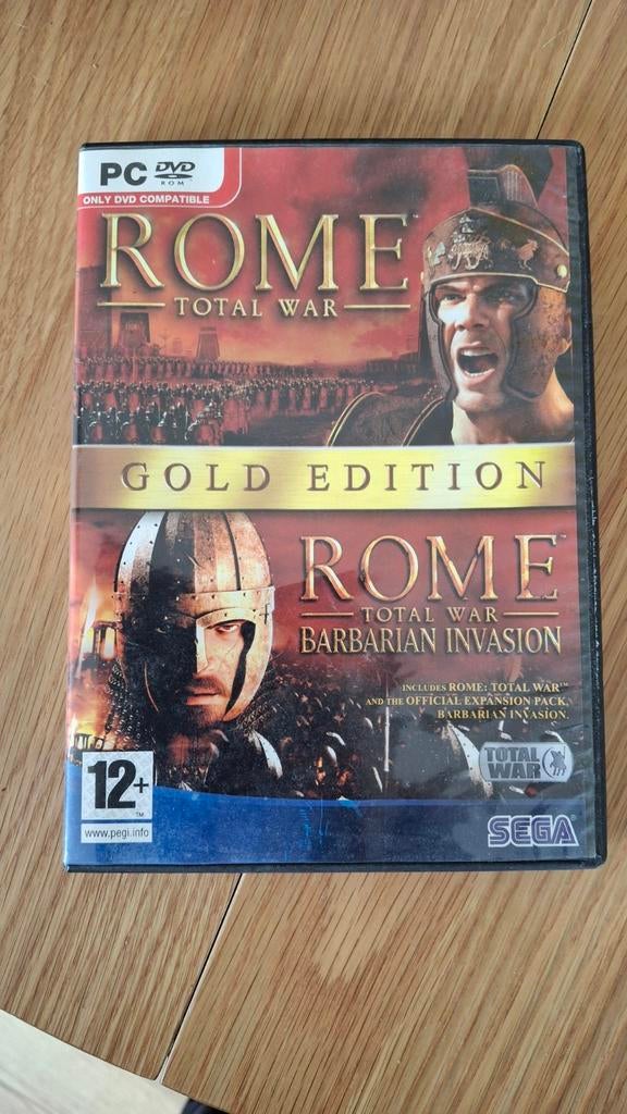 Rome Total War Gold Edition PC CD-ROM, Spelcomputers en Games, Online, Gebruikt, 1 speler, Ophalen of Verzenden