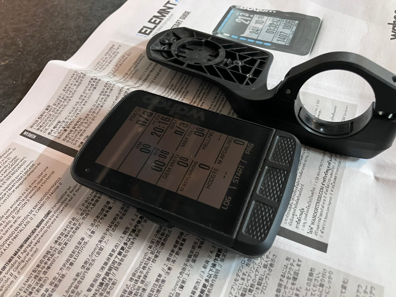 Wahoo Elemnt Roam V1, Fietsen en Brommers, Ophalen of Verzenden, Draadloos, Gebruikt