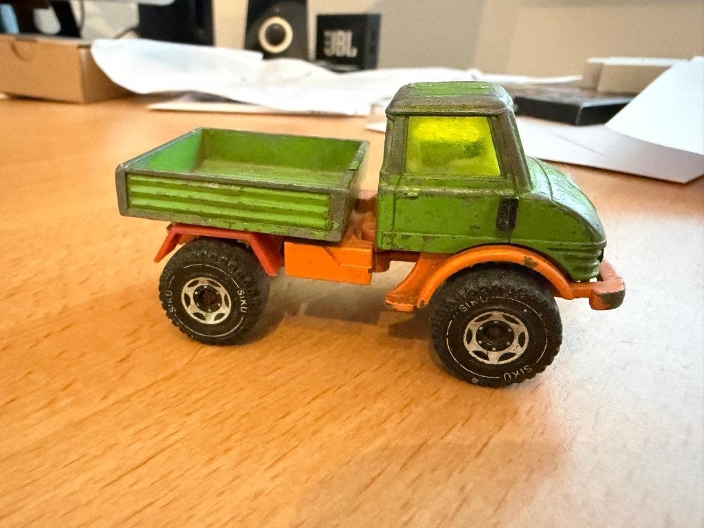 Siku Unimog groen, Ophalen of Verzenden, Gebruikt, Bus of Vrachtwagen