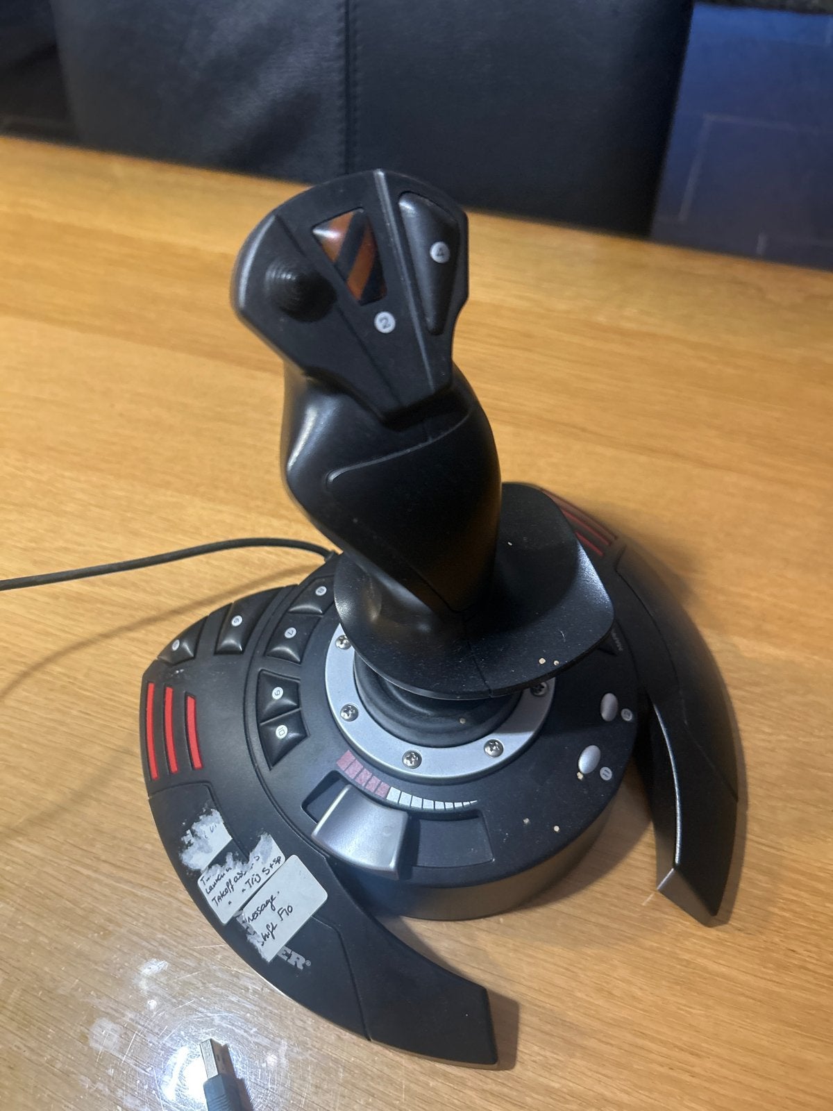 Thrustmaster T-Flight Stick X V.4 Joystick, Ophalen of Verzenden, Gebruikt