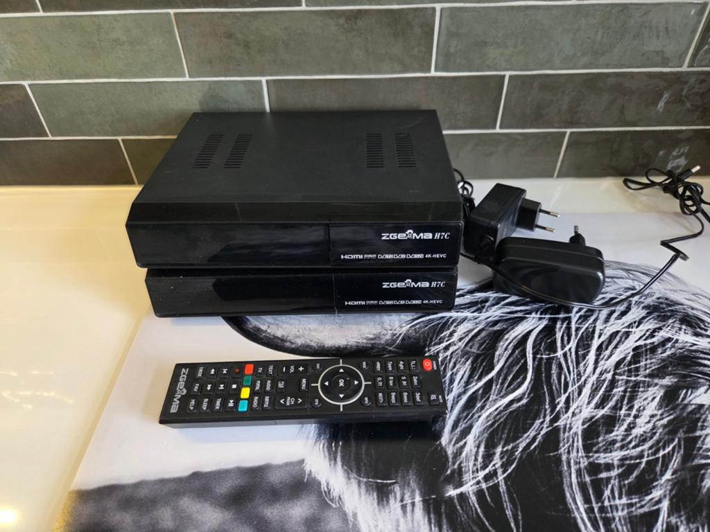 Zgemma H7C 2 stuks, Ophalen of Verzenden, Gebruikt, Decoder