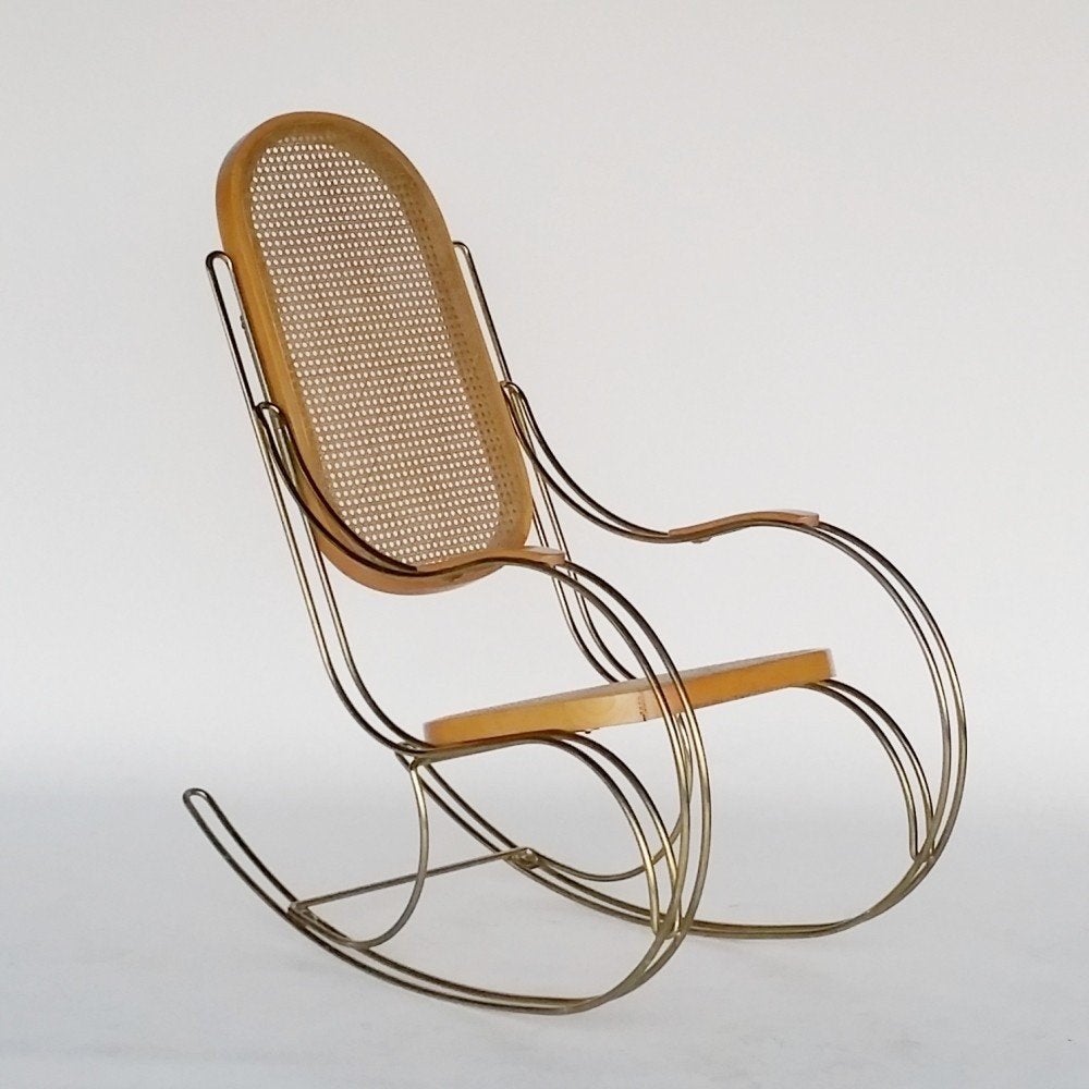Retro Vintage design schommelstoel mogelijk Thonet ? Mid Cen, Ophalen