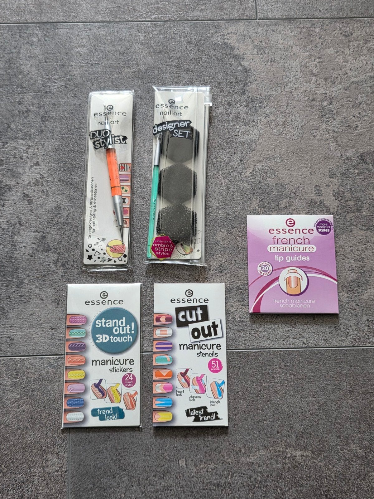 Essence nail art en manicure stencils en stickers NIEUW, Ophalen of Verzenden, Nieuw