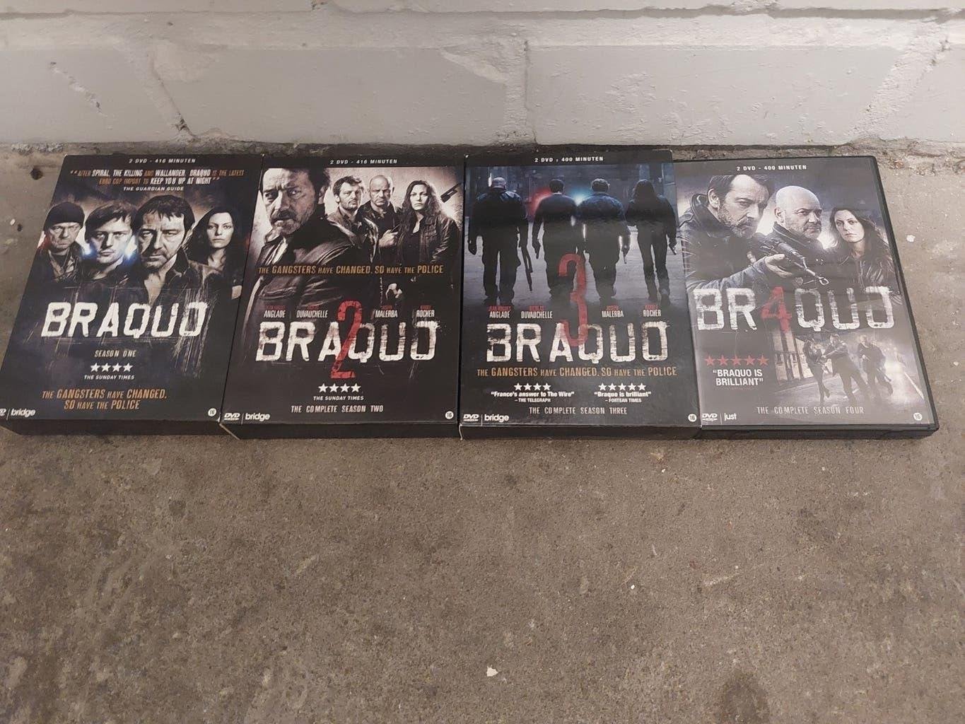 Braquod seizoen 1,2,3 en 4, Vanaf 16 jaar, Misdaad, Seizoen 1, Ophalen of Verzenden