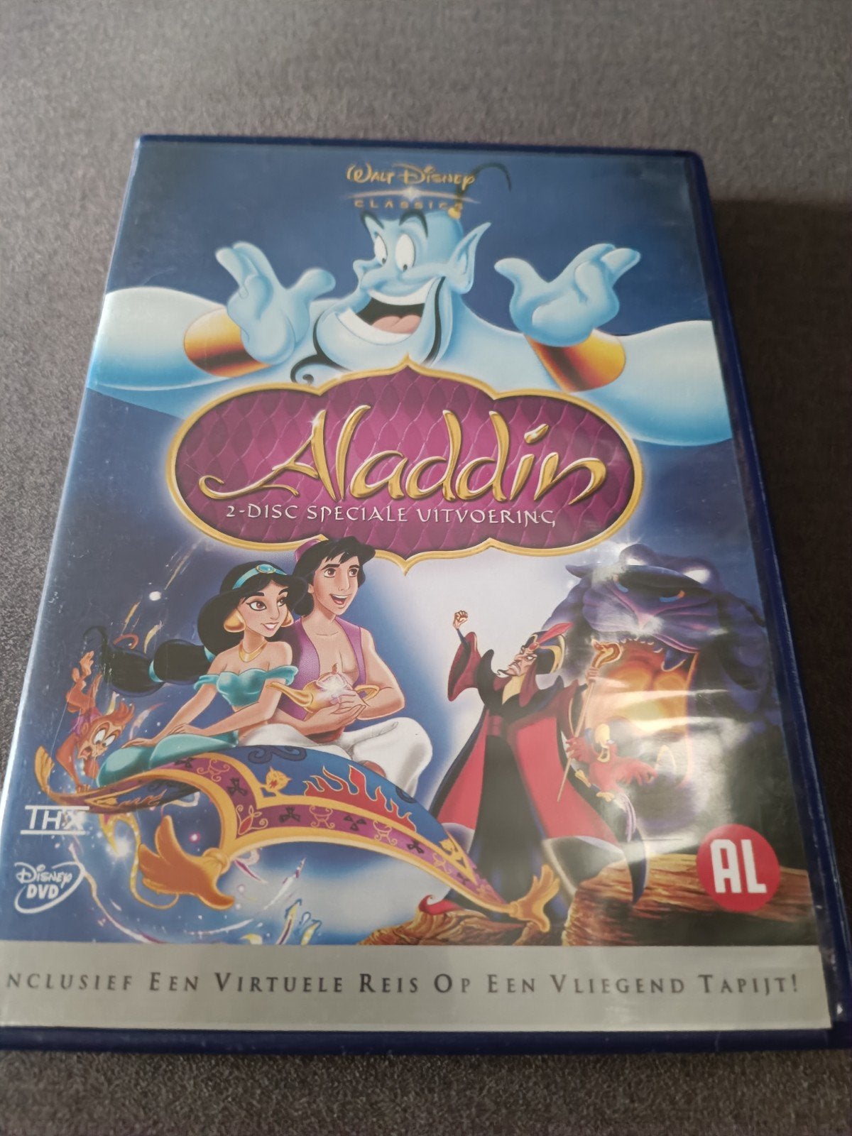 Aladdin - dvd, Cd's en Dvd's, Alle leeftijden, Ophalen of Verzenden, Zo goed als nieuw, Europees