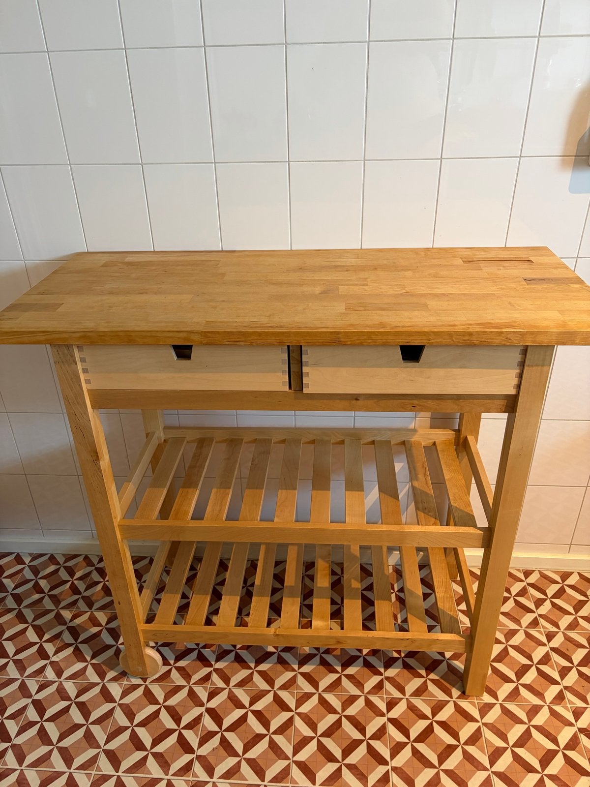Ikea förhöja keukentrolley, Ophalen, Gebruikt, Hout, IKEA