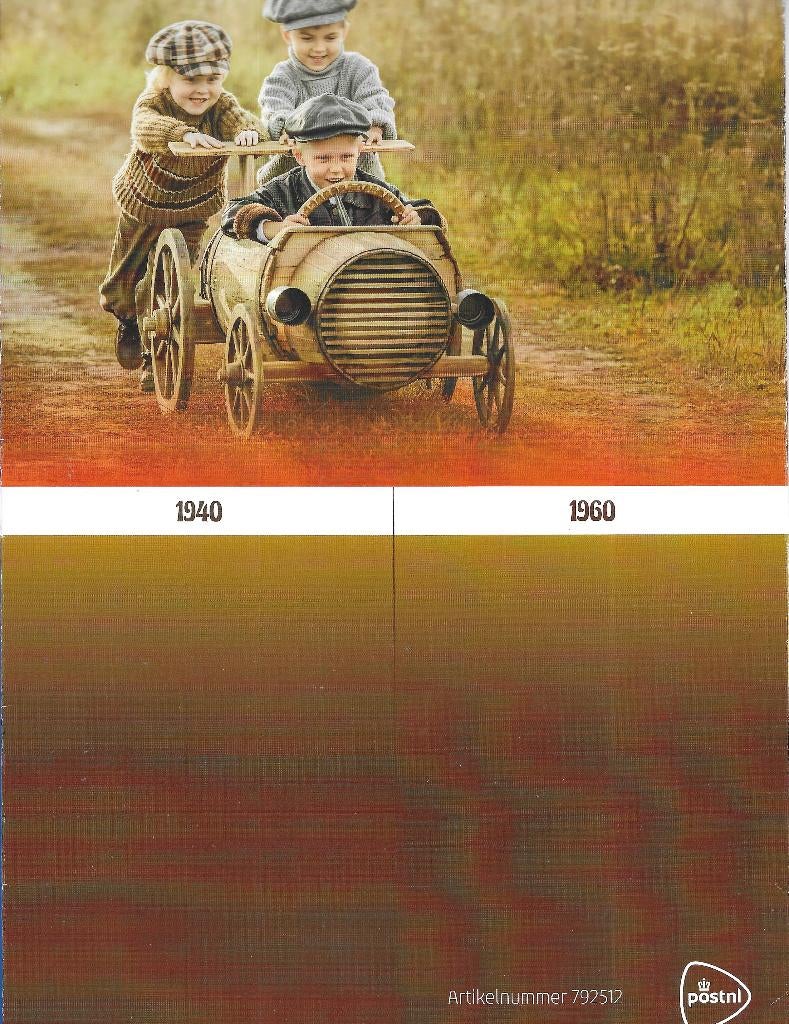Serie Postzegelvellen: Terug naar de 20e eeuw in map - 2019, Postzegels en Munten, Postzegels | Nederland, Verzenden, Na 1940