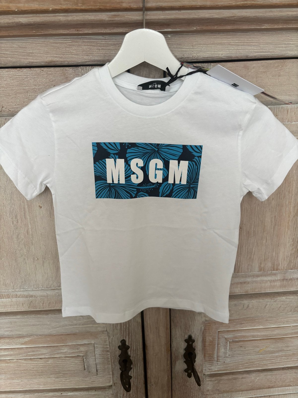 MSGM T-shirt voor jongens, Kinderen en Baby's, Kinderkleding | Maat 104, Ophalen of Verzenden, Nieuw, Jongen, Shirt of Longsleeve