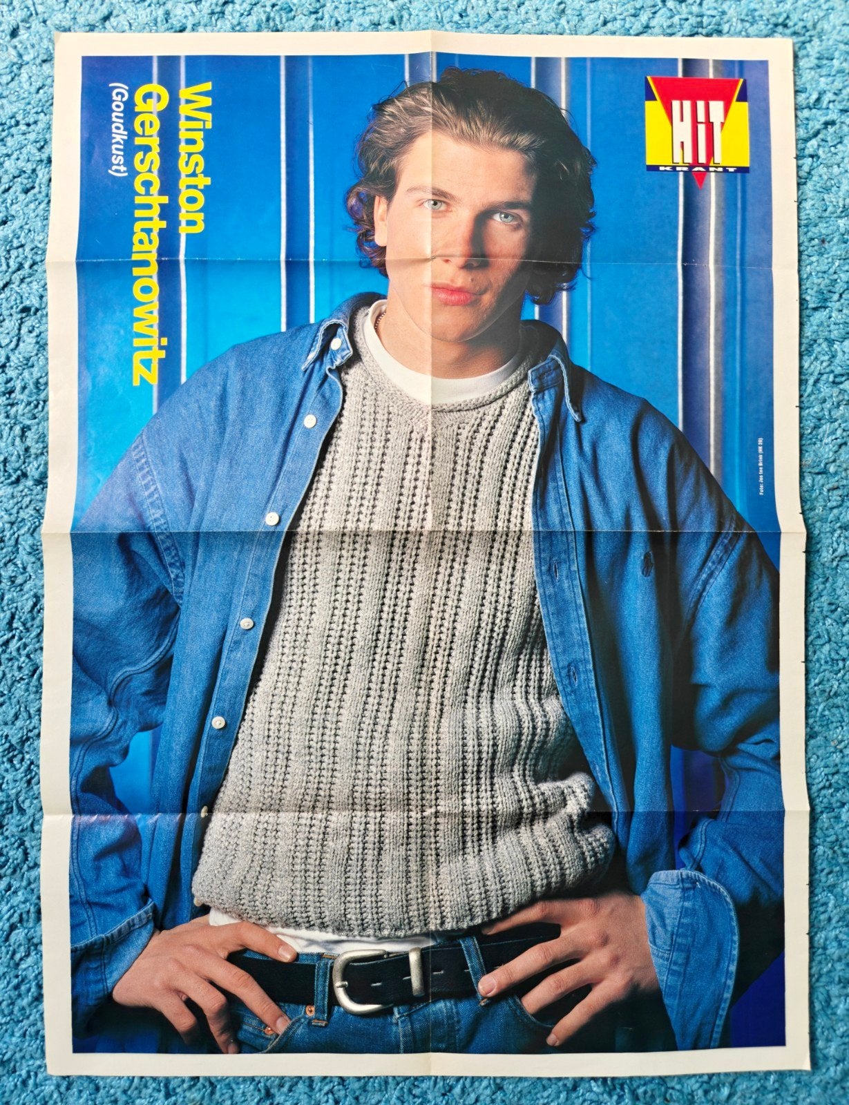 Winston Gerschtanowitz poster hitkrant vintage, Rechthoekig Staand, Nieuw, Ophalen of Verzenden, A1 t/m A3