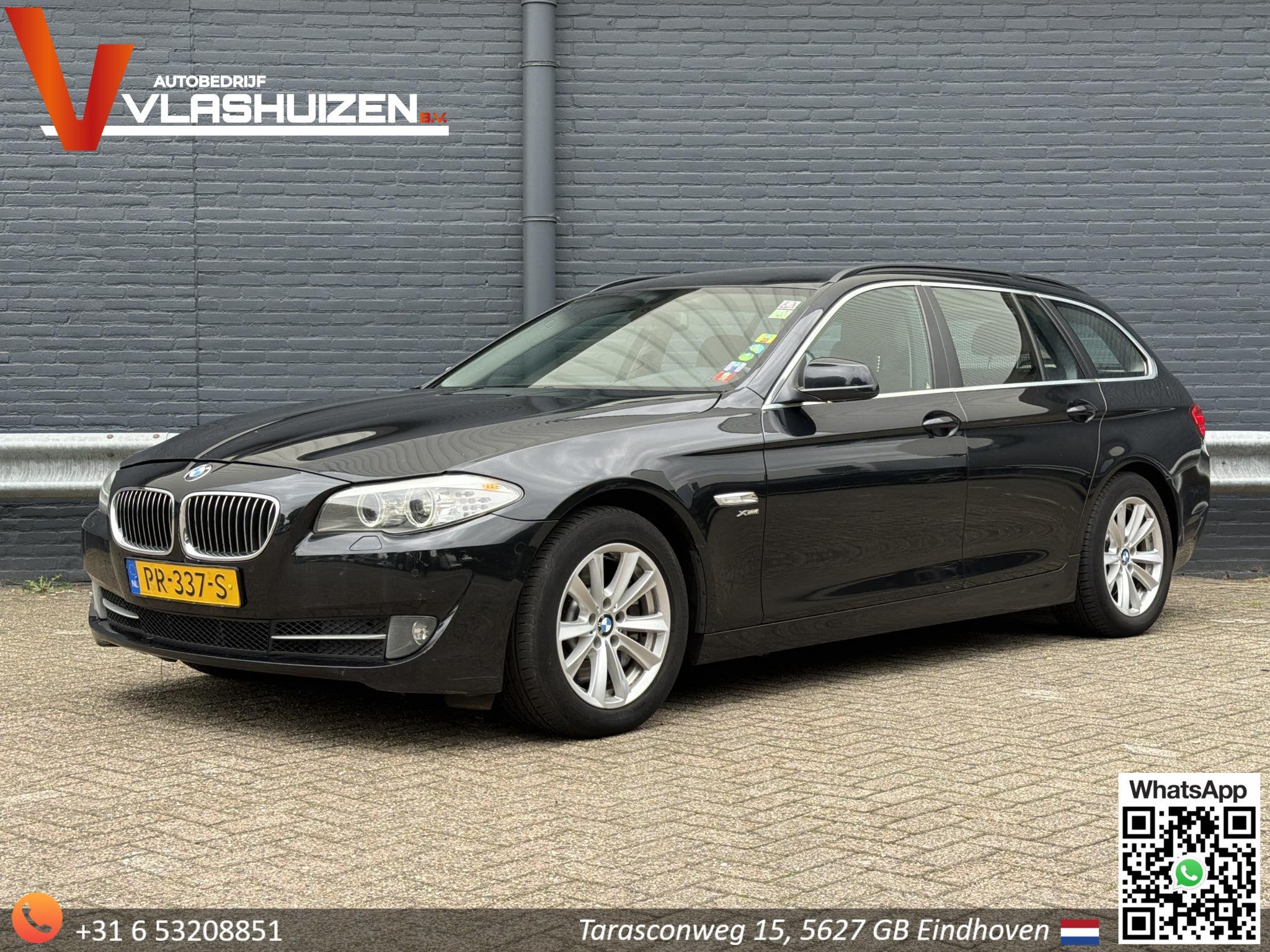 BMW 5-serie Touring 530xd High Executive | Leder | Cruise |, Auto's, Automaat, Gebruikt, 2993 cc, Zwart