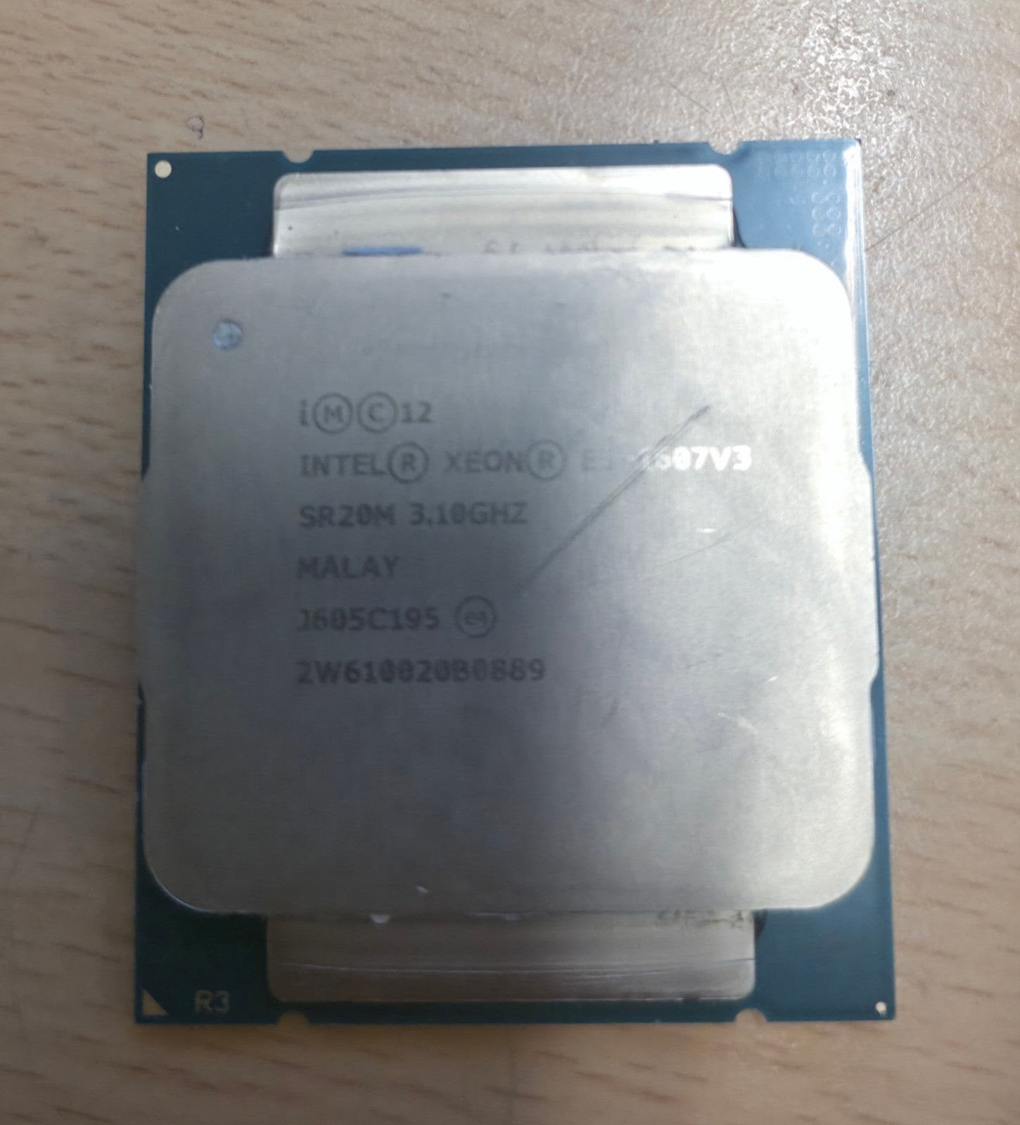 Intel Xeon E5-1607M v3 Processor 3.10GHz SR20M, Computers en Software, Processors, Gebruikt, Onbekend, Ophalen of Verzenden, Intel Xeon E3-1507M v3