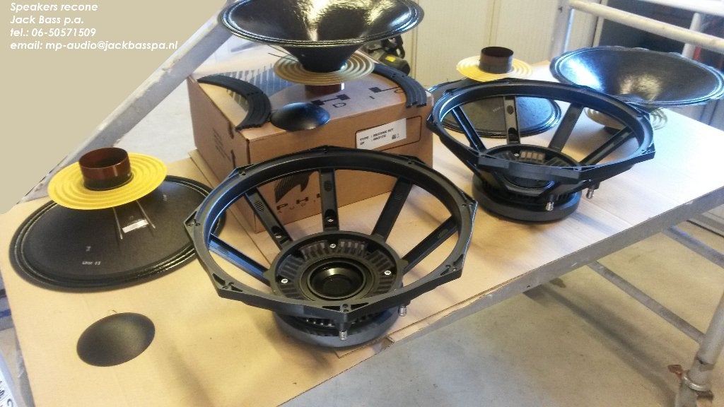 Speakers reconen, Ophalen, 120 watt of meer, Overige typen, Overige merken