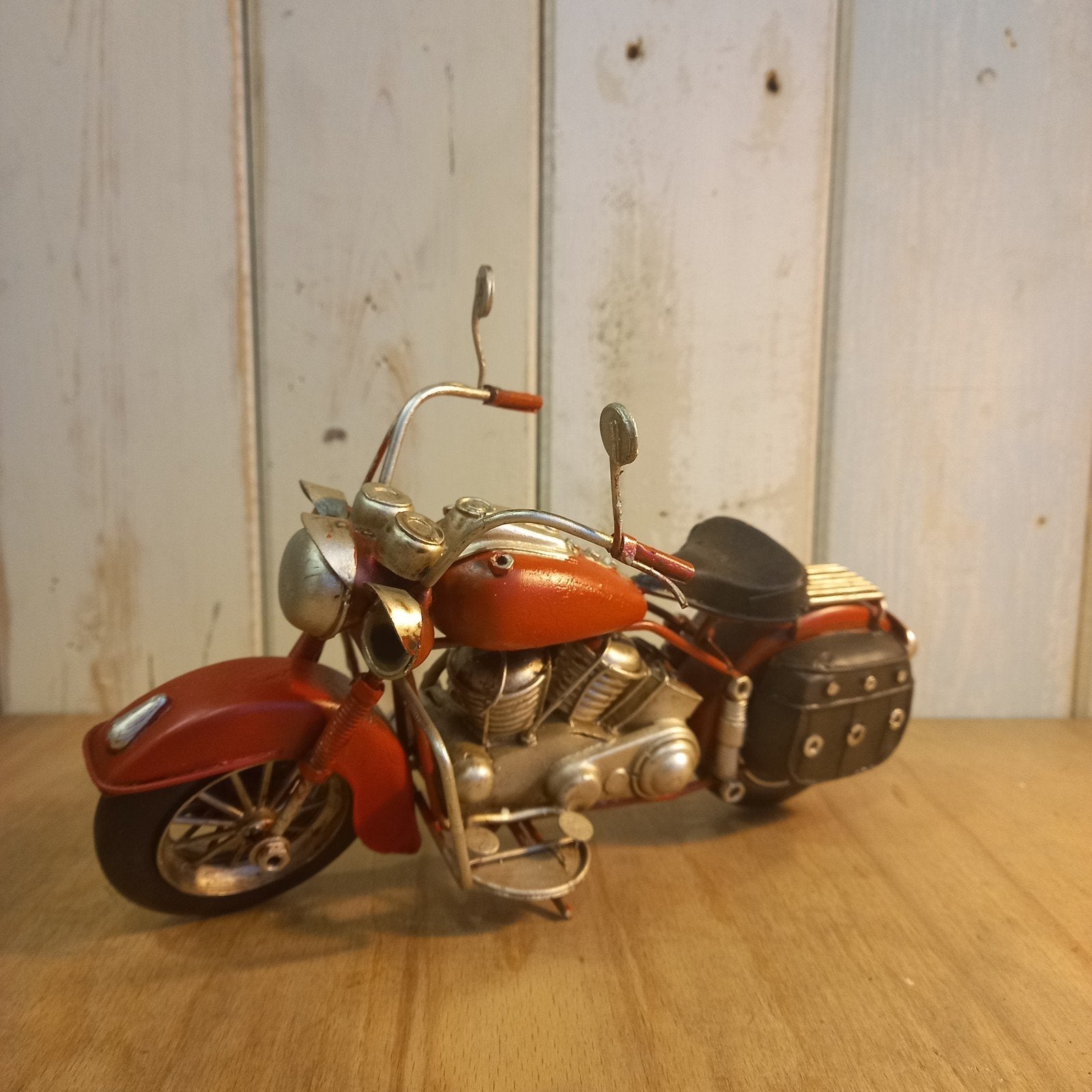 Blikken oldtimer motor in HD LOOK-A-LIKE, Huis en Inrichting, Nieuw, Ophalen of Verzenden, Klassiek, D