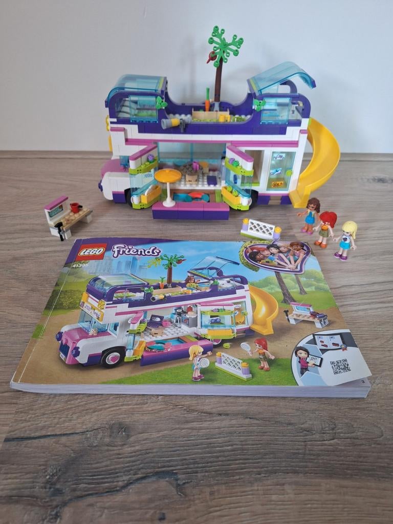 Lego Friends Vriendschapsbus 41395, Kinderen en Baby's, Speelgoed | Duplo en Lego, Ophalen of Verzenden, Zo goed als nieuw